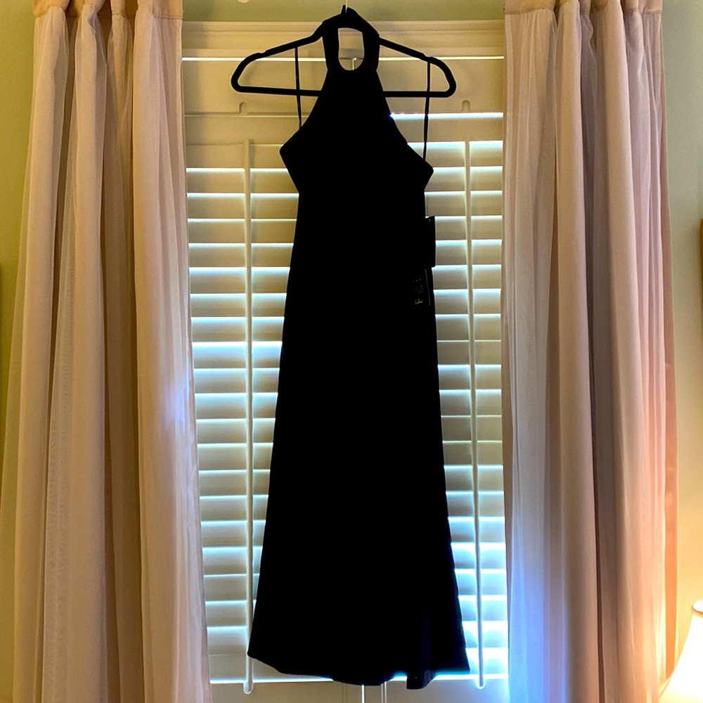 NWT LuLu’s Silk Midi Dress